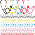 Leitee 100 Pieces Kid Stethoscope Toy Bulk Real Working Plastic Stethoscope