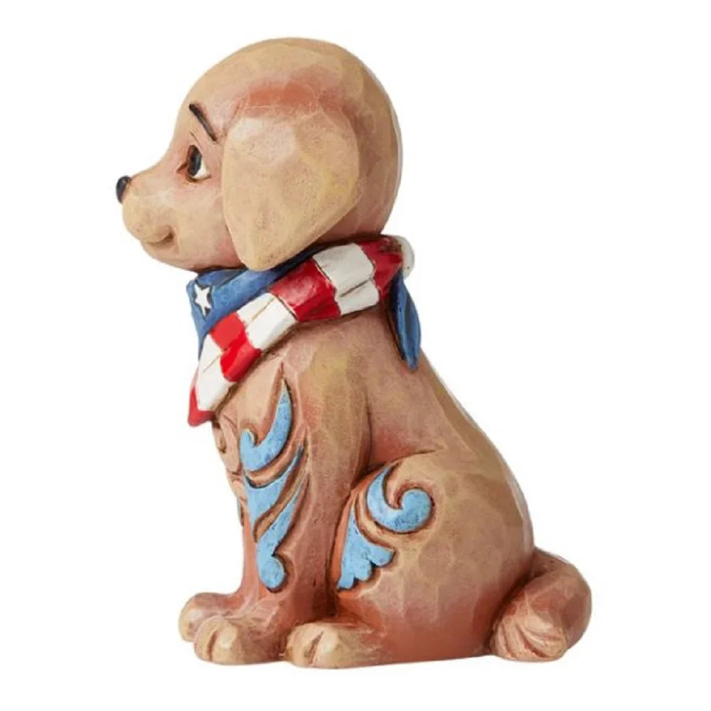 American 6006442 Shore Scarf Mini Jim Puppy Patriotic