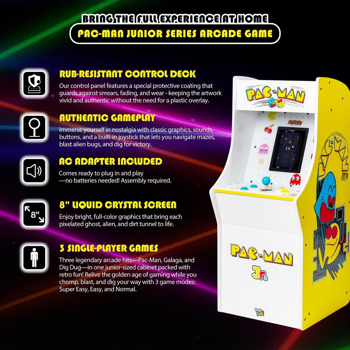 Arcade Classics WWE Counter Series Game Machine with 4 Games
