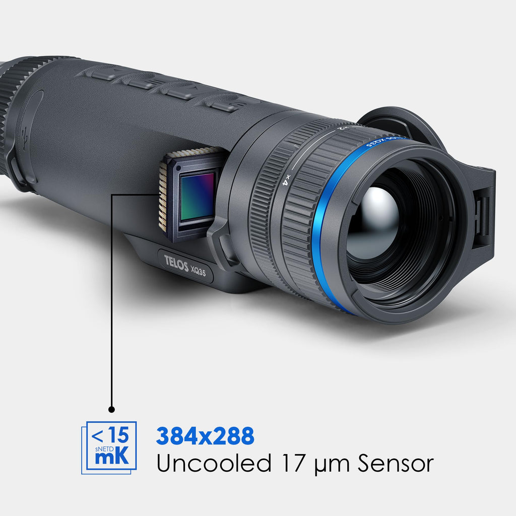 Pulsar Telos LRF Thermal Monocular with Laser Range Finder