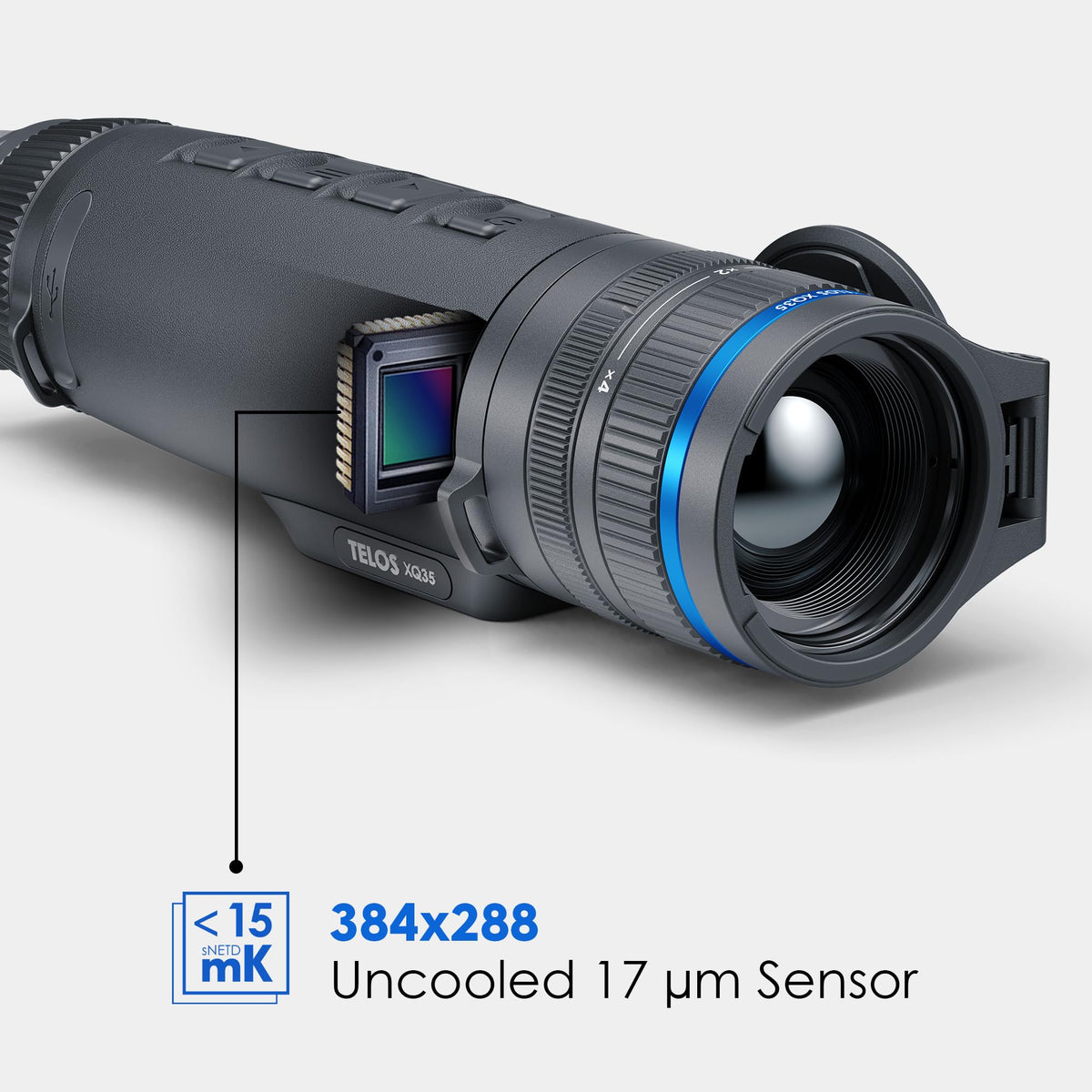 Pulsar Telos LRF Thermal Monocular with Laser Range Finder