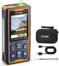CIGMAN Green-Beam Laser Measuring Tool, 393ft Outdoor Laser Measure
