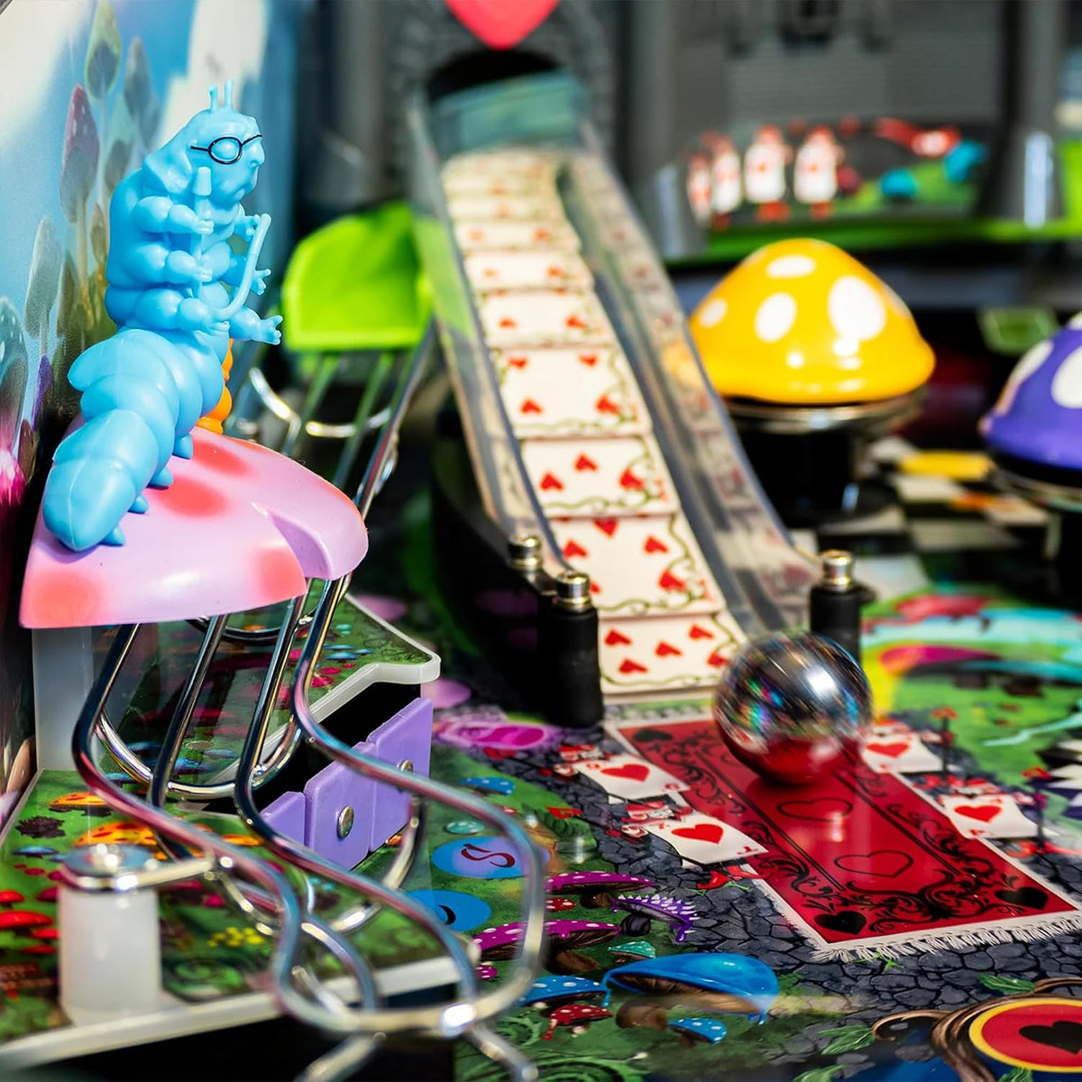 Alice Goes to Wonderland Pinball with LED Lighting