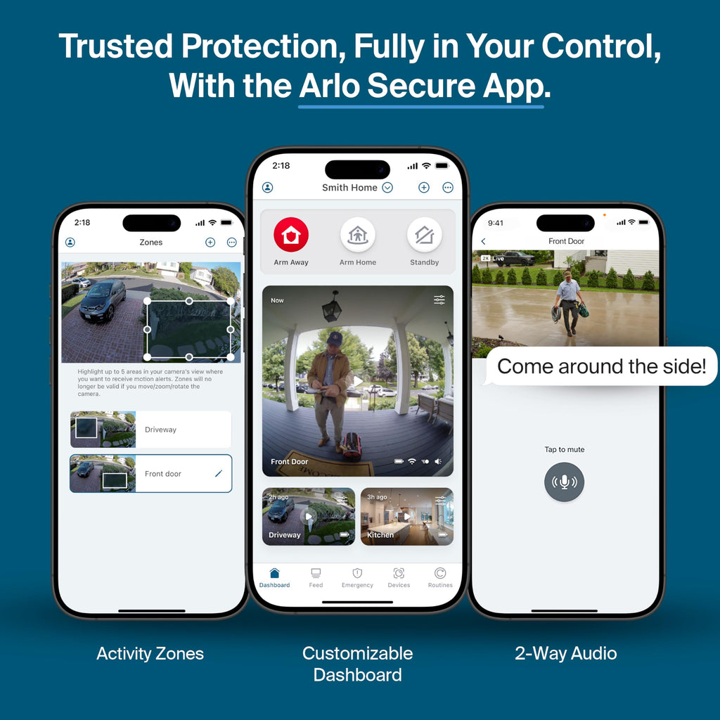 Arlo Pro Wireless Security Camera 2K HDR (6th Gen) - 4-Cam