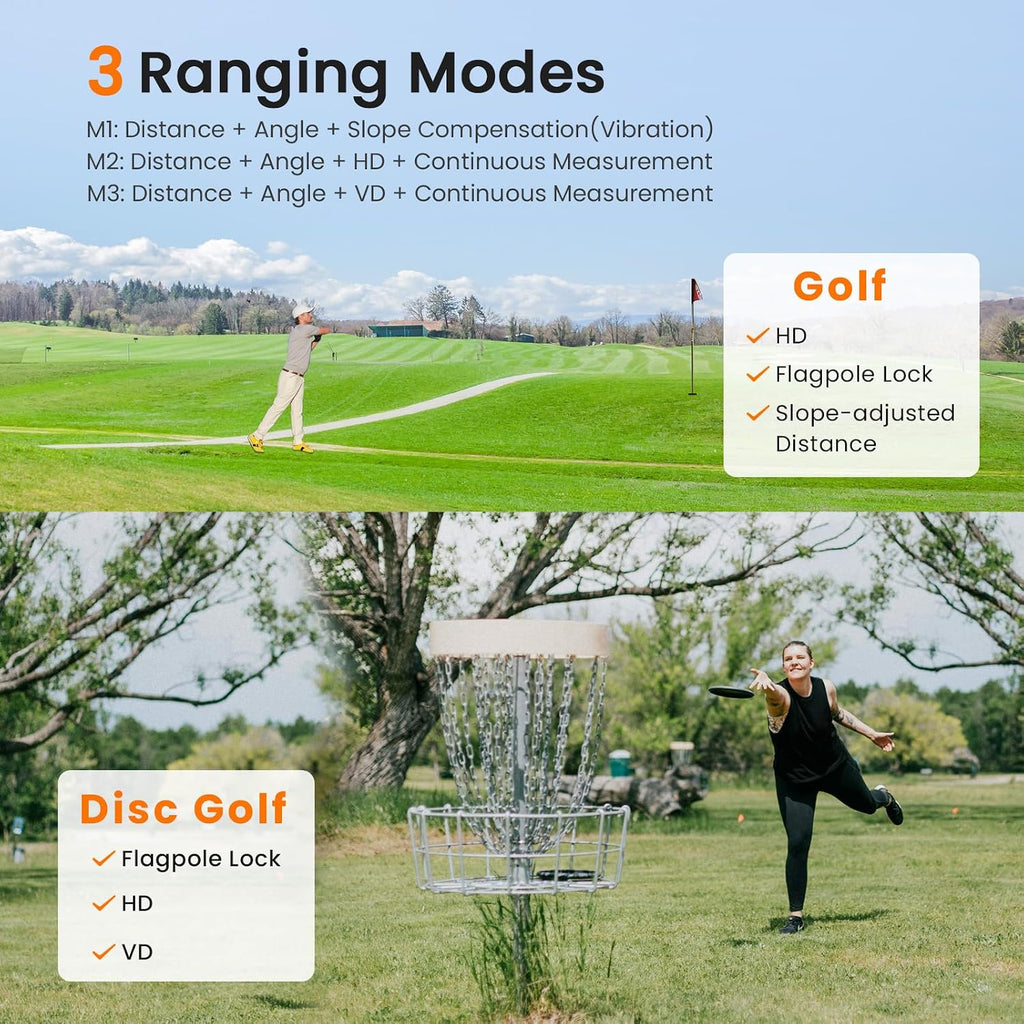 Golf Range Finder 7X Mini Pocket Compact
