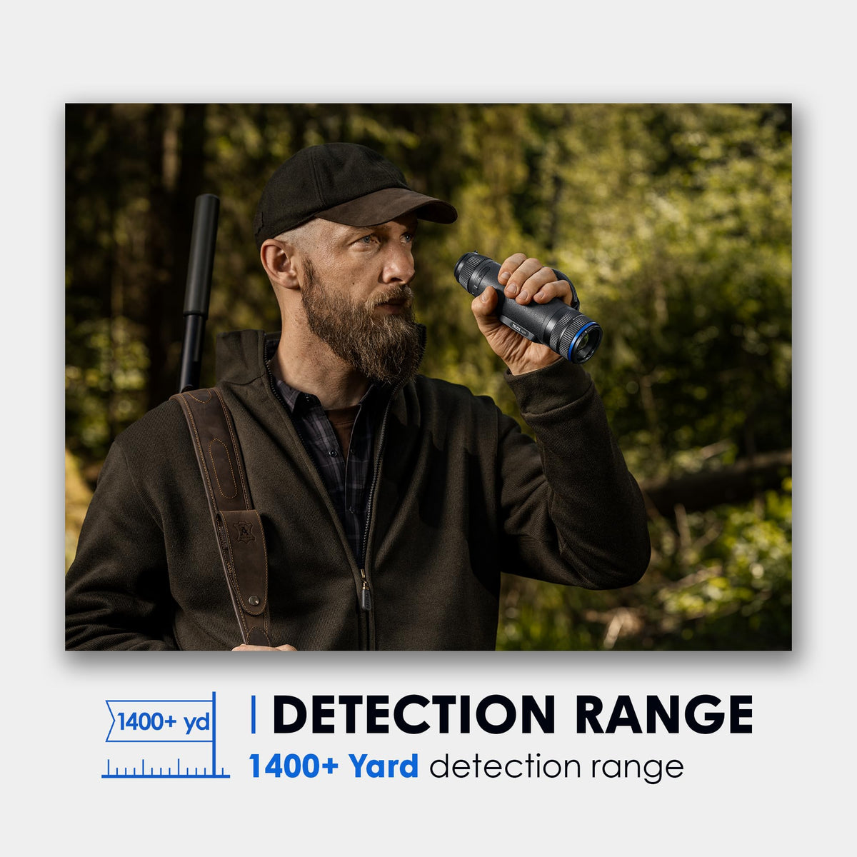 Pulsar Telos LRF Thermal Monocular with Laser Range Finder