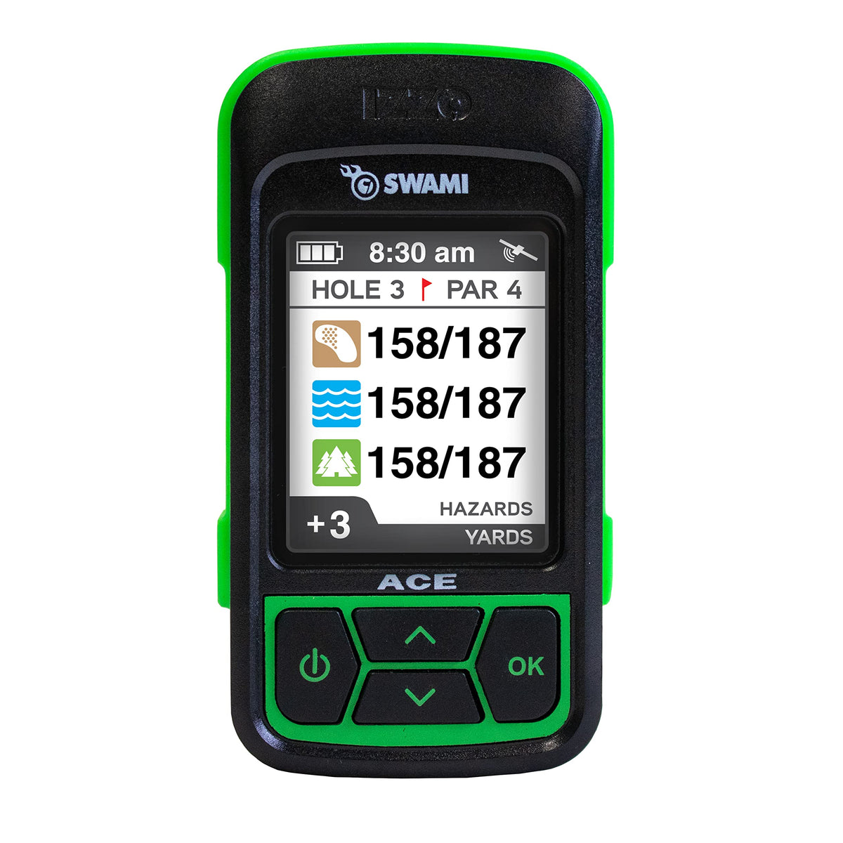 Izzo Golf Swami Ace Handheld Golf GPS Rangefinder