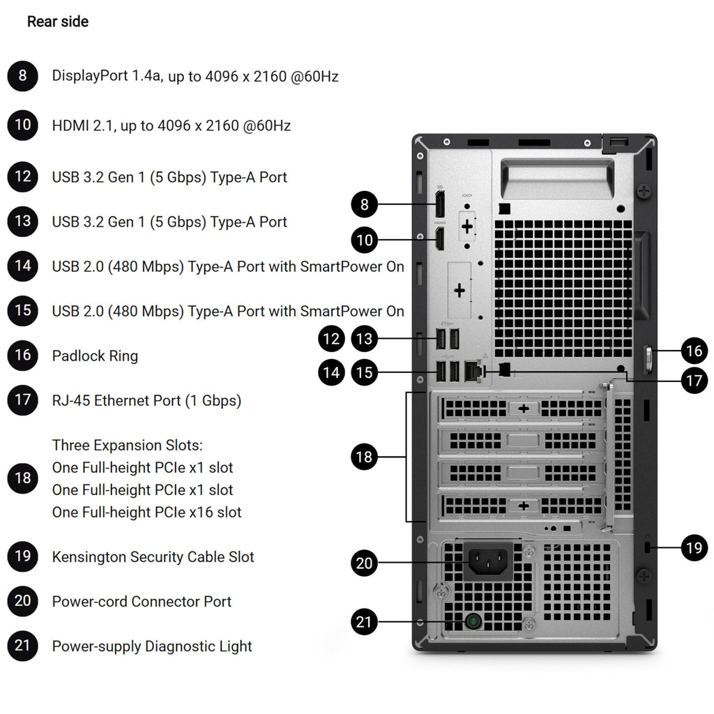 Dell Desktop Computers, Intel 20-Core i7-14700, 16GB DDR5 RAM, 1TB PCIe SSD