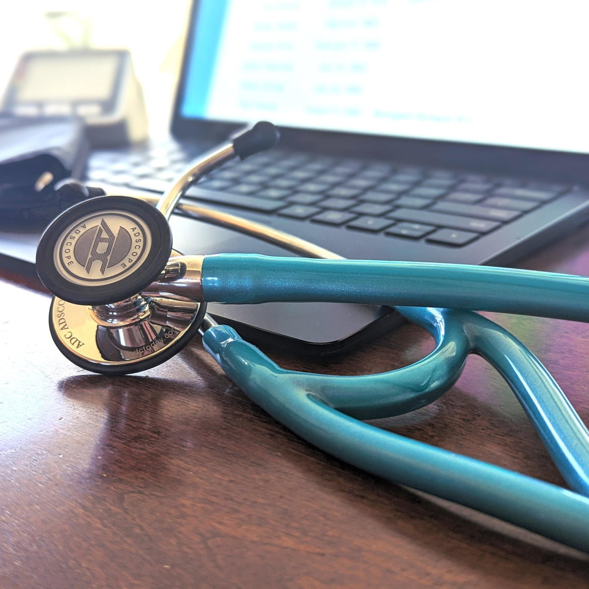 ADC Adscope 601 Convertible Cardiology Stethoscope, AFD Tunable Technology