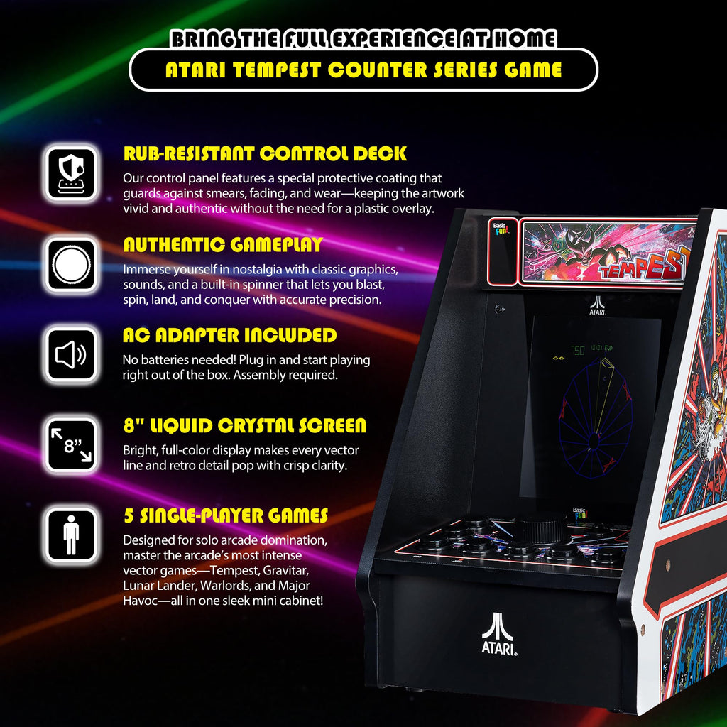 Arcade Classics WWE Counter Series Game Machine with 4 Games