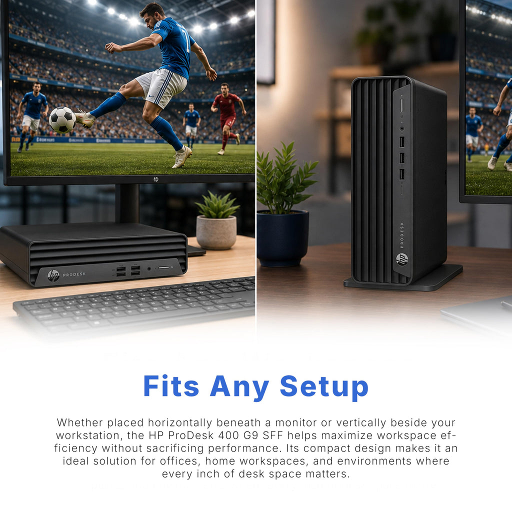 HP ProDesk SFF Business Desktop Computer, Intel Core Processor, 32GB RAM, 1TB SSD, Up to 64GB RAM & 2TB SSD, Dual 4K Display Support, WiFi, Bluetooth, USB, HDMI, Keyboard & Mouse, Windows 11 Pro