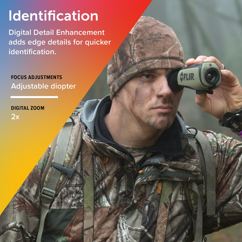 FLIR Scout TKx - Compact Infrared/Thermal Imaging Monocular for Wildlife Viewing, Hunting & Outdoor
