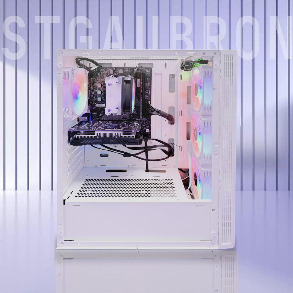 STGAubron Gaming PC Desktop,Core I7,RX 580 8G,32G RAM,512G SSD