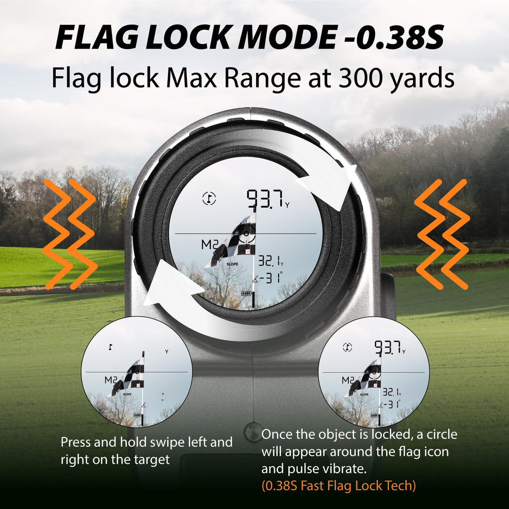 Gogogo Sport Vpro Range Finder for Golf/Hunting with Slope, 1500/2500 Yards