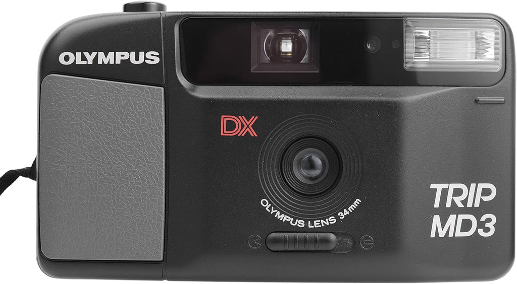 Olympus Trip MD3 35mm Point & Shoot Film Camera â Auto Flash, Fixed Focus Lens, Compact Vintage Camera (Renewed)