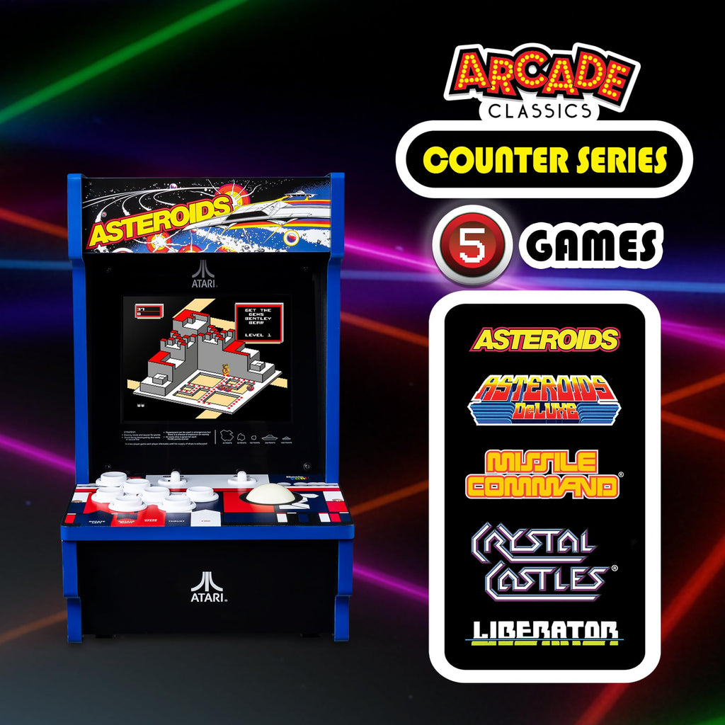 Arcade Classics WWE Counter Series Game Machine with 4 Games