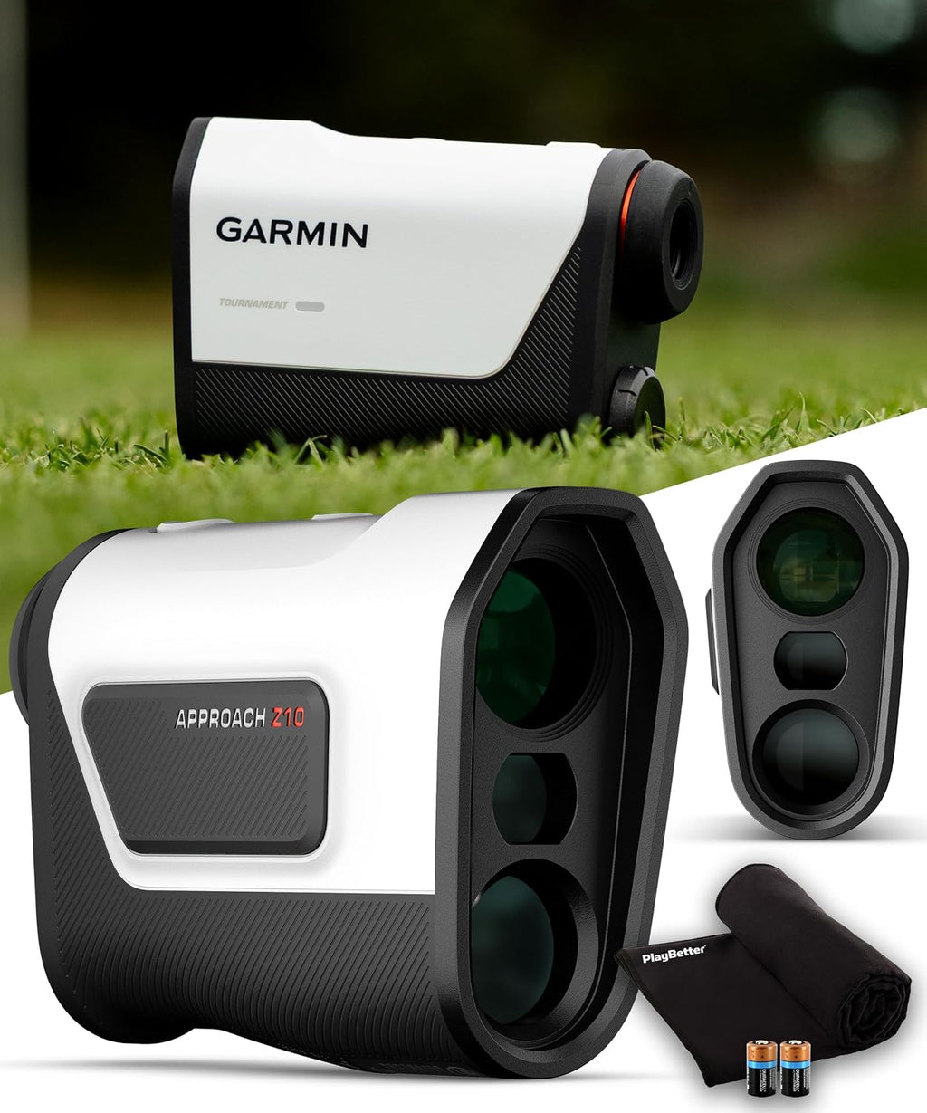 Garmin Approach Z10 Laser Golf Rangefinder Bundle