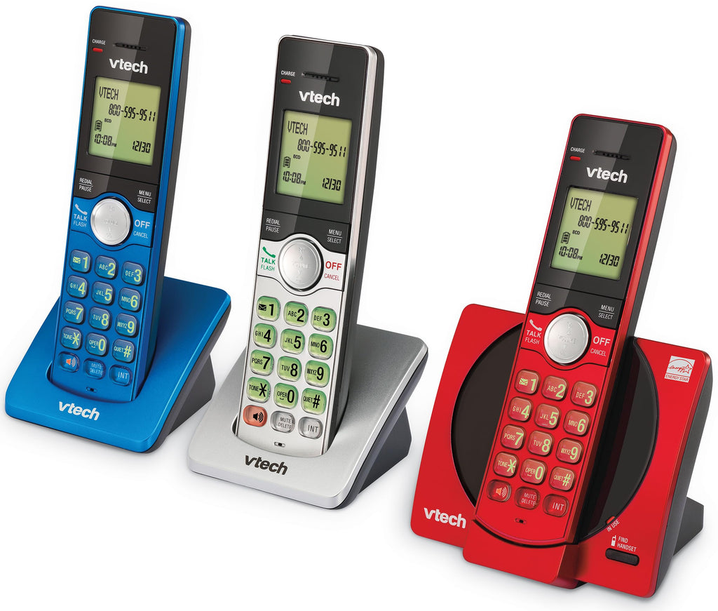 VTech CS6529-4B 4-Handset Cordless Phone with Answering Machine, Caller ID/Call Waiting, DECT 6.0 System, Wall Mountable