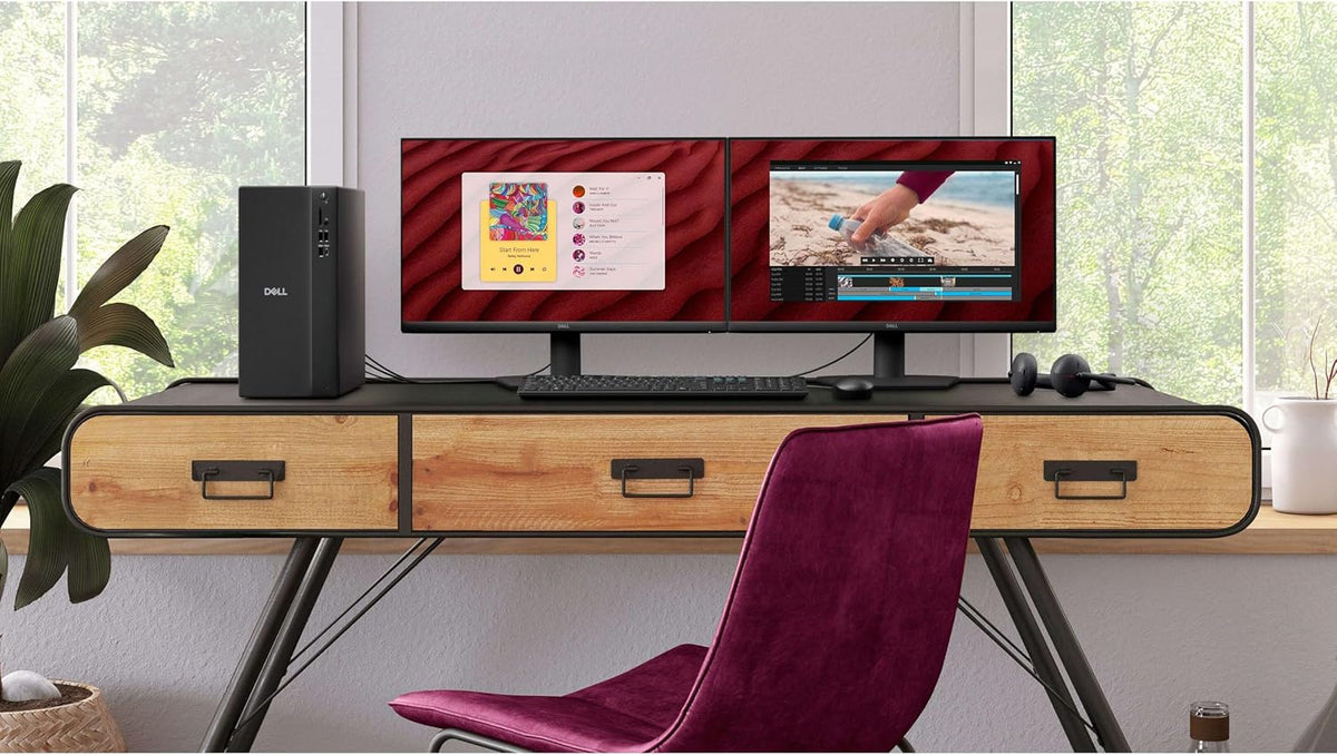 Dell Pro Tower Desktop Computers, Intel i3-14100, 16GB DDR5 RAM, 1TB SSD