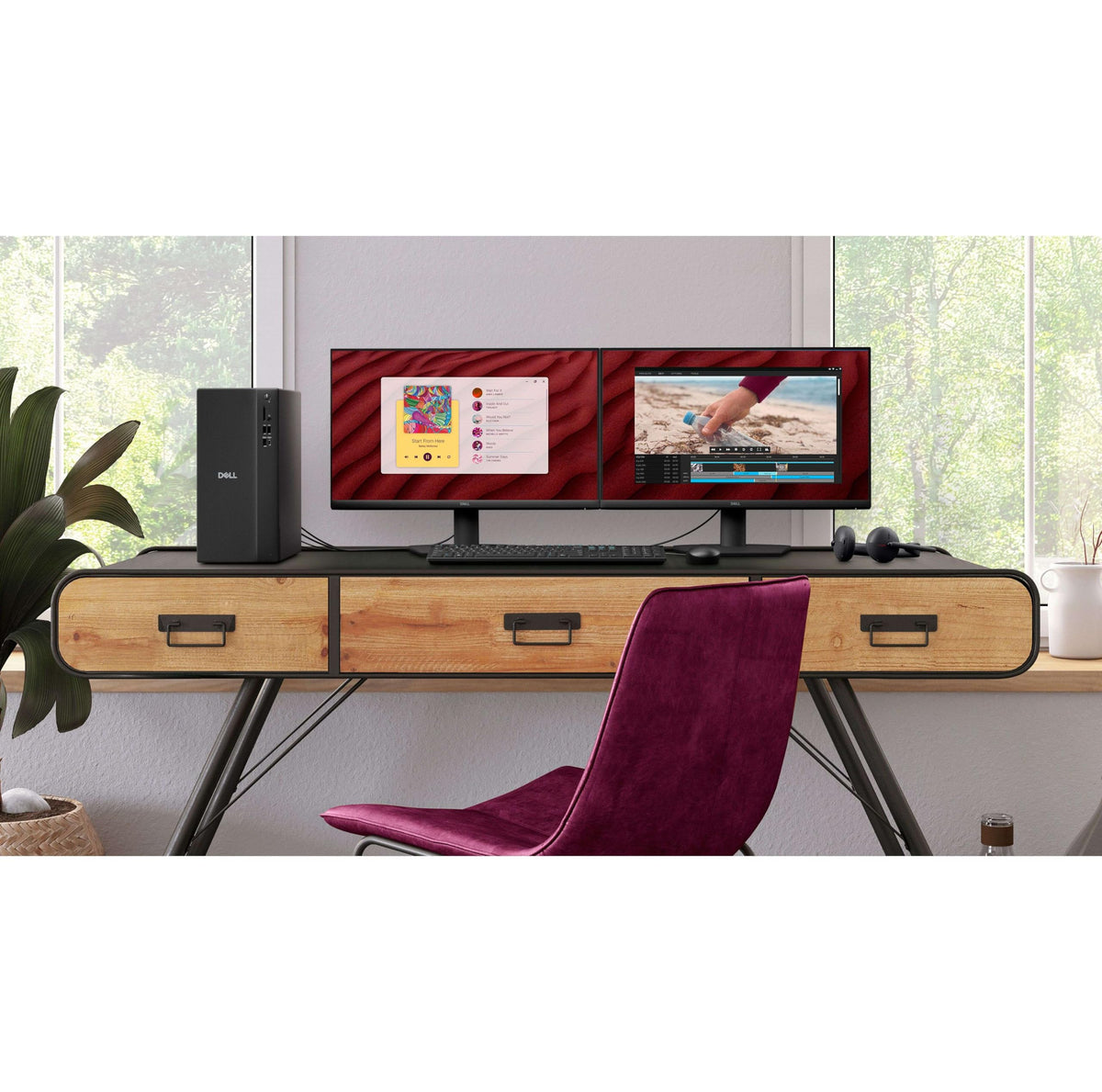 Dell Pro Tower Desktop Computers, Intel i3-14100, 16GB DDR5 RAM, 1TB SSD