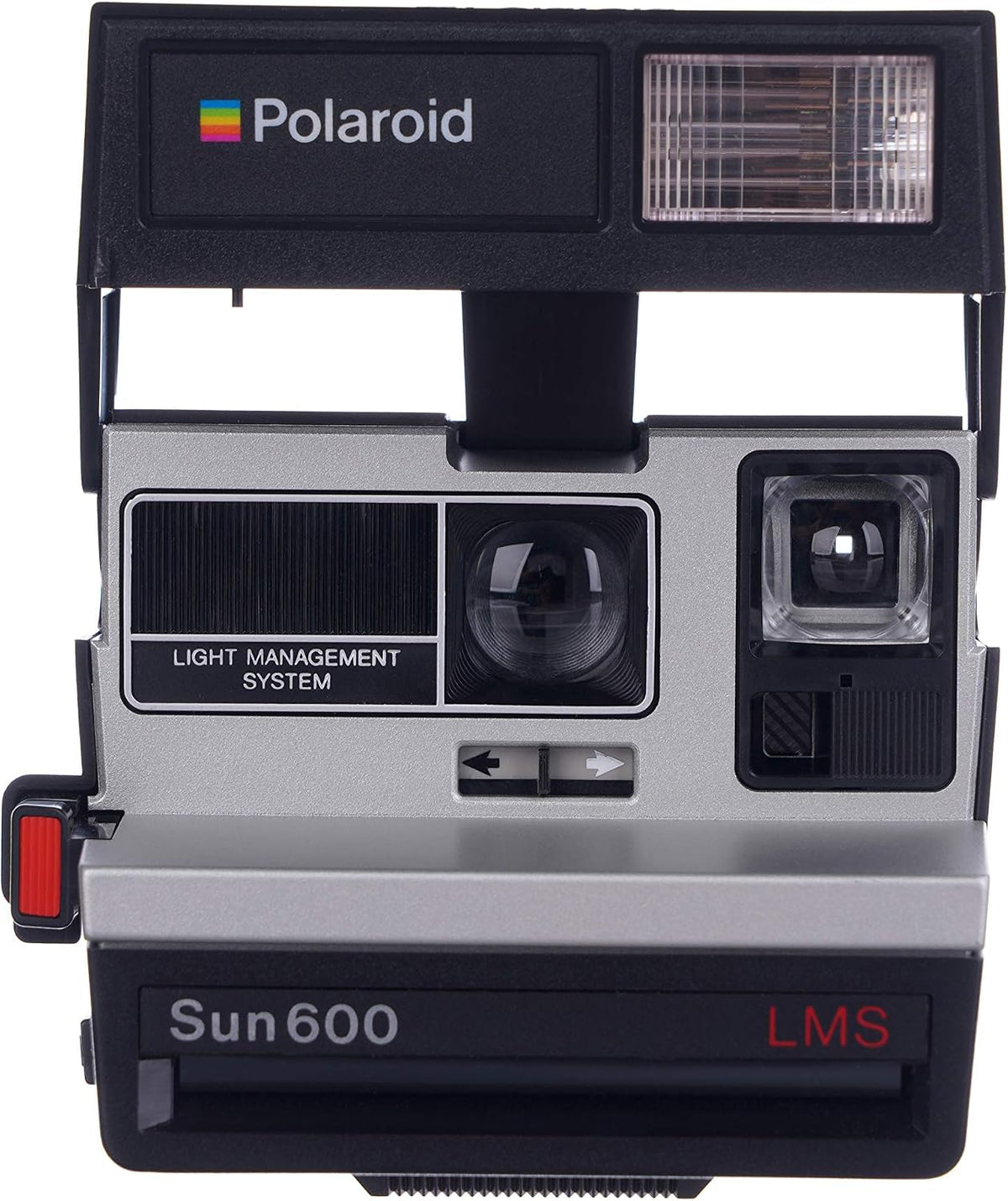 Polaroid 600 Sun600 LMS Instant Film Camera, Silver and Black (Renewed)