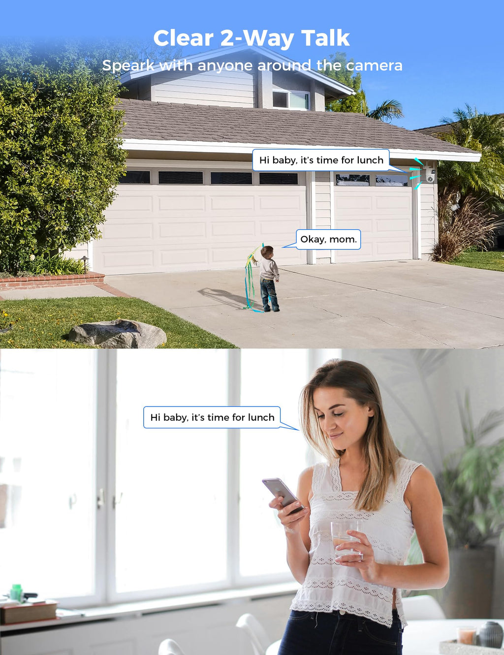 Hiseeu Wireless Security Cameras Outdoor, Outdoor Cameras for Home Security