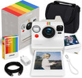 Polaroid Now Generation3 iType Camera in Pebble White + 8 Film Bundle
