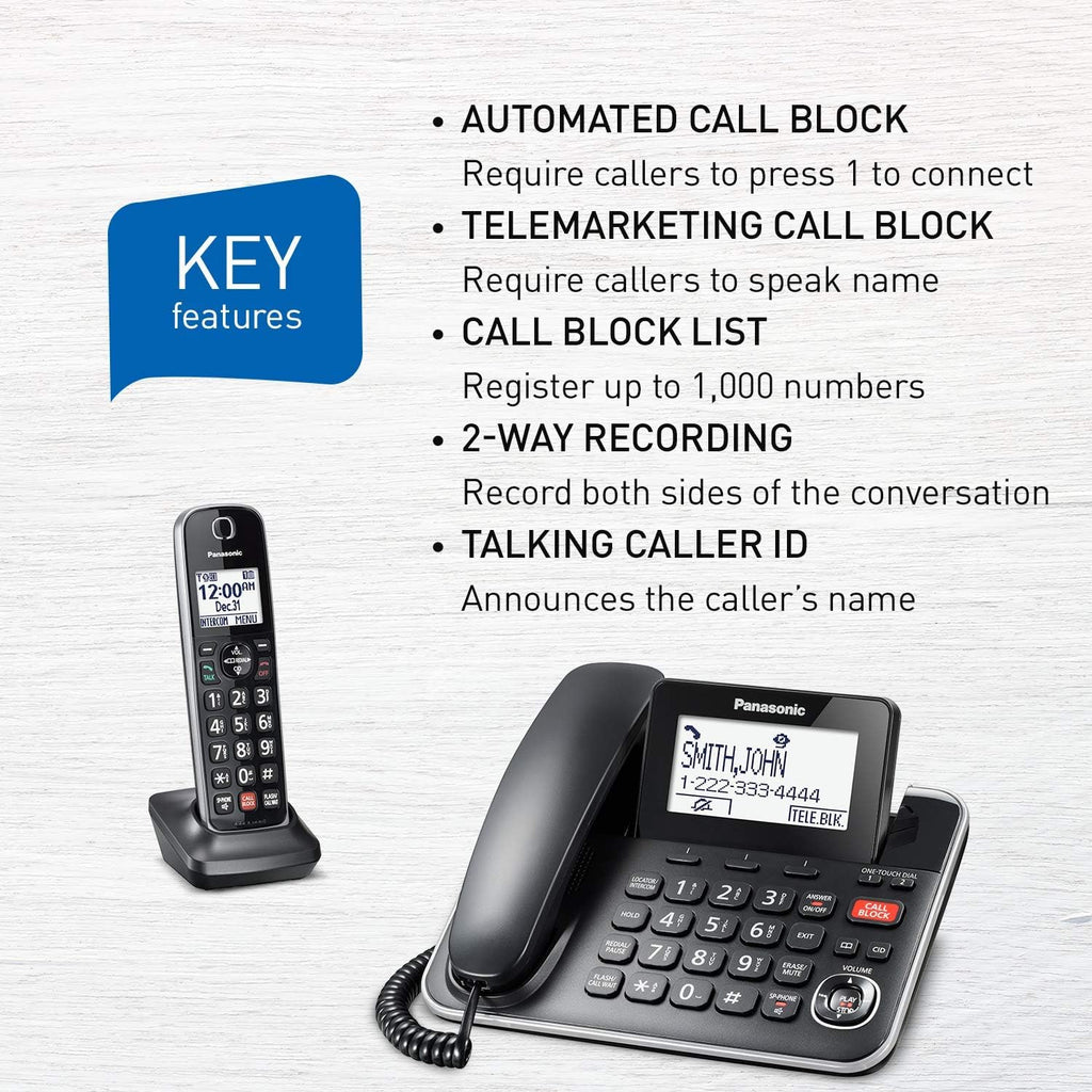 Panasonic Home Phone KX-TGF870 (1 Handset 1 Corded)