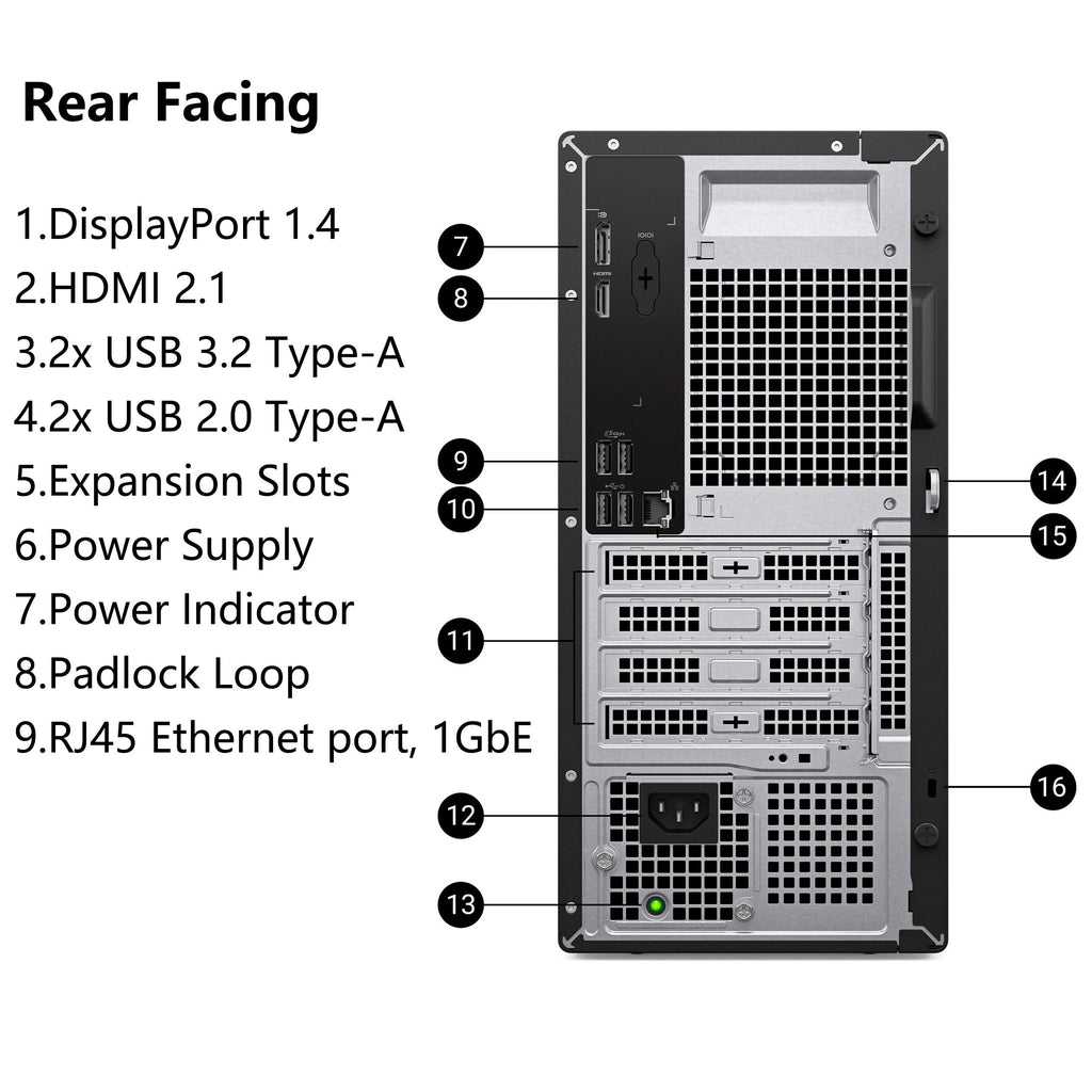 Dell Desktop Computers, Intel 20-Core i7-14700, 16GB DDR5 RAM, 1TB PCIe SSD