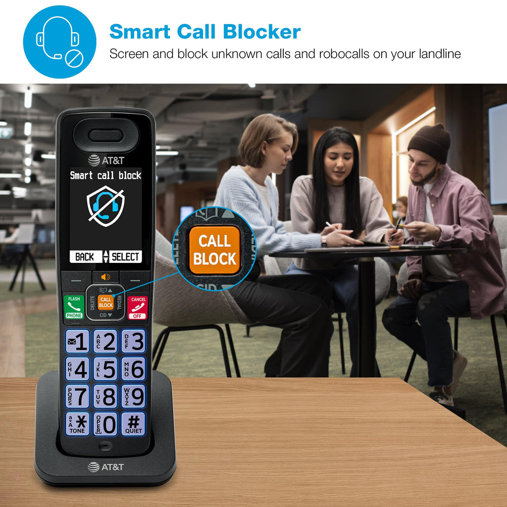 AT&T 3 Handsets Cordless Phone with Answering System â BL108-3