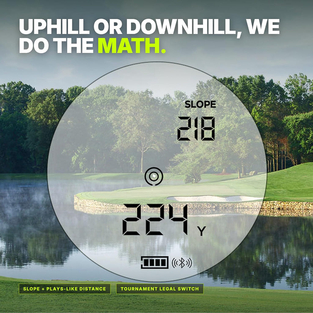 Precision Pro NX10 Slope Golf Rangefinder, 20+ Interchangeable Looks