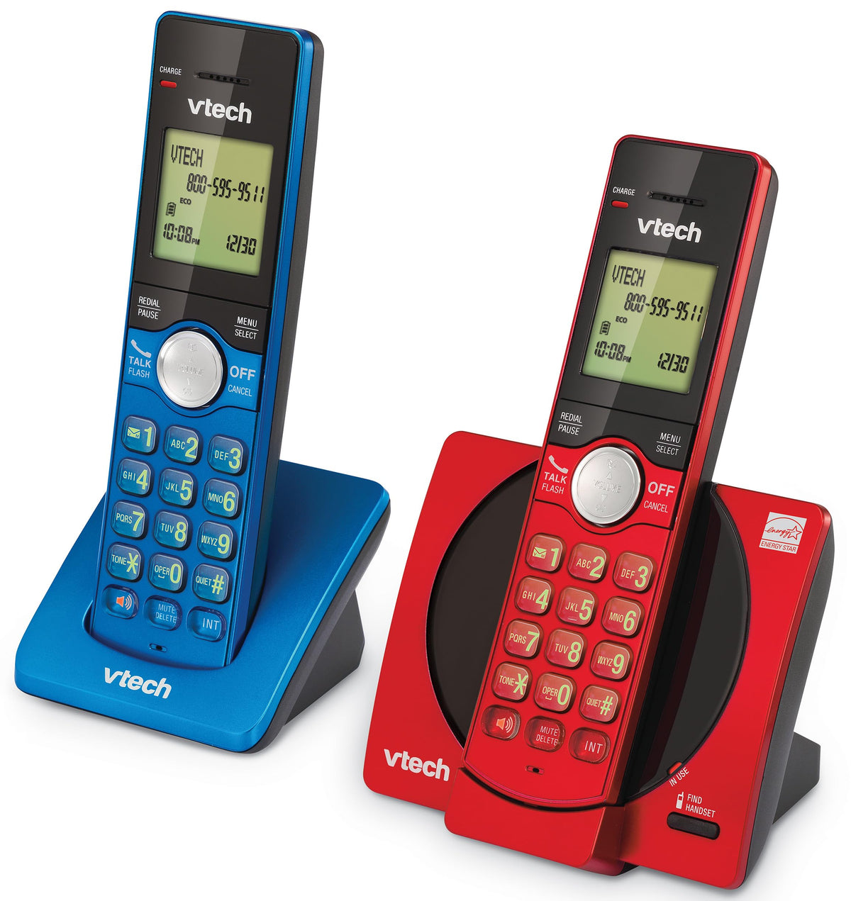 VTech CS6529-4B 4-Handset Cordless Phone with Answering Machine, Caller ID/Call Waiting, DECT 6.0 System, Wall Mountable