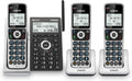 VTech VS306-3 DECT 6.0 3 Handsets Cordless Home Phone with Bluetooth, Answering System, Smart Call Blocker, Caller ID Announce, Backlit Display, Duplex Speakerphone (Silver & Black)