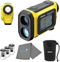 Nikon Forestry Pro II Laser Rangefinder/Hypsometer (16703) Bundle with 3 Extra CR2 Batteries and Lens Cloth - Digital Range Finder and Tape Measure, Height Measurement for Trees, Poles, and Other