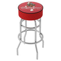 Padded Clydesdale - Stool Budweiser Swivel Bar Red
