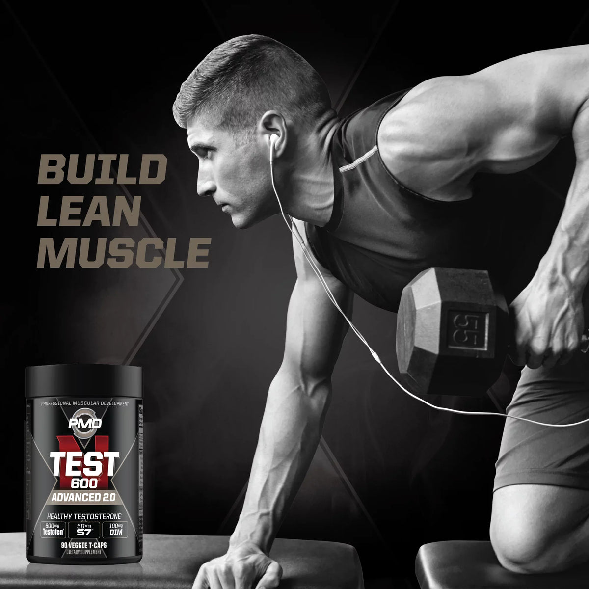 Training Powerful Boost And - Testosterone Testofen Strength Muscle Lean - Bodybuilding Booster - Test Advanced (90 - Sports and And Men 600 Strong Gains N-Test PMD for With Veggie-Caps)) Growth
