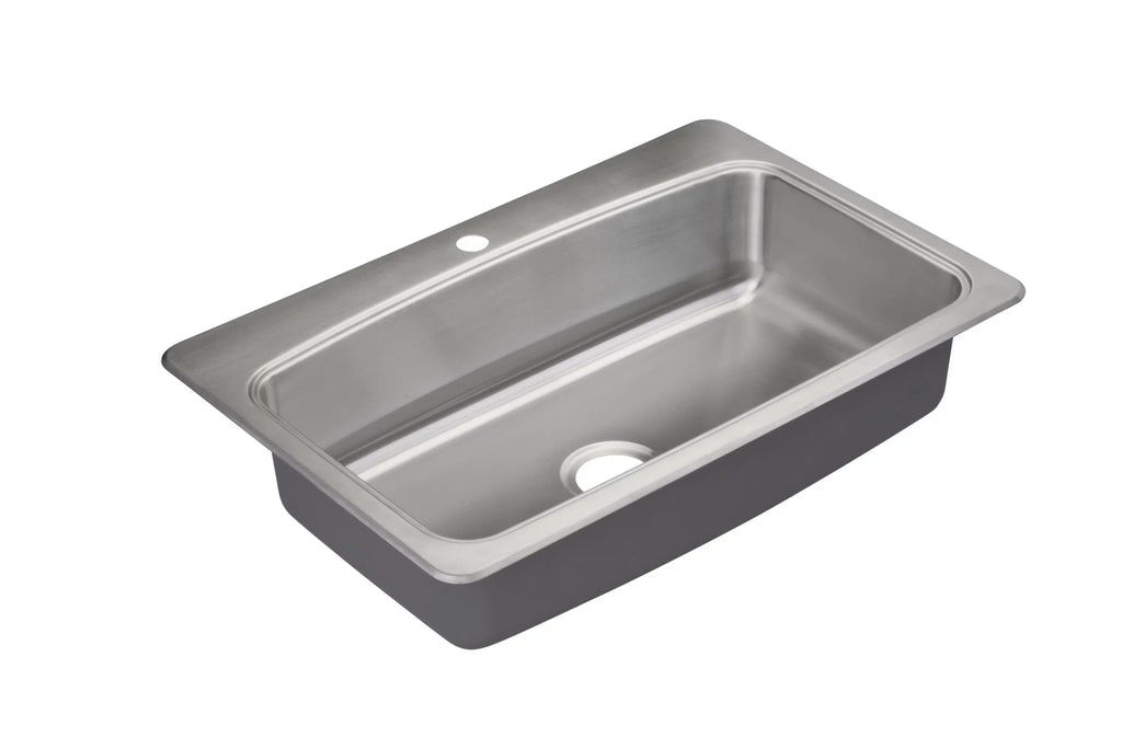 Bealeton - Basin Drop 32-15/16" Single Sink Proflo In Kitchen Stainless Pfsr1b332261 Steel