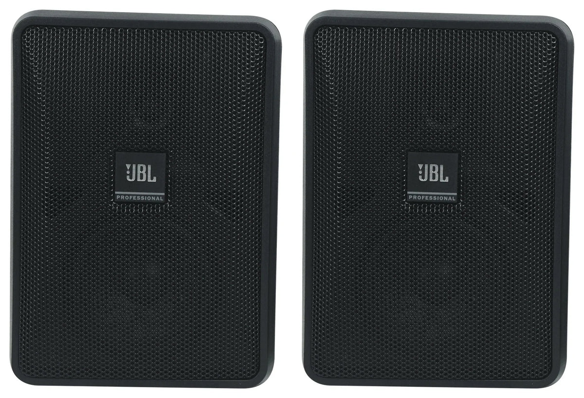 23-1 Control 3" Speakers Wall Indoor/Outdoor Black (6) Amp Commercial 70v JBL +