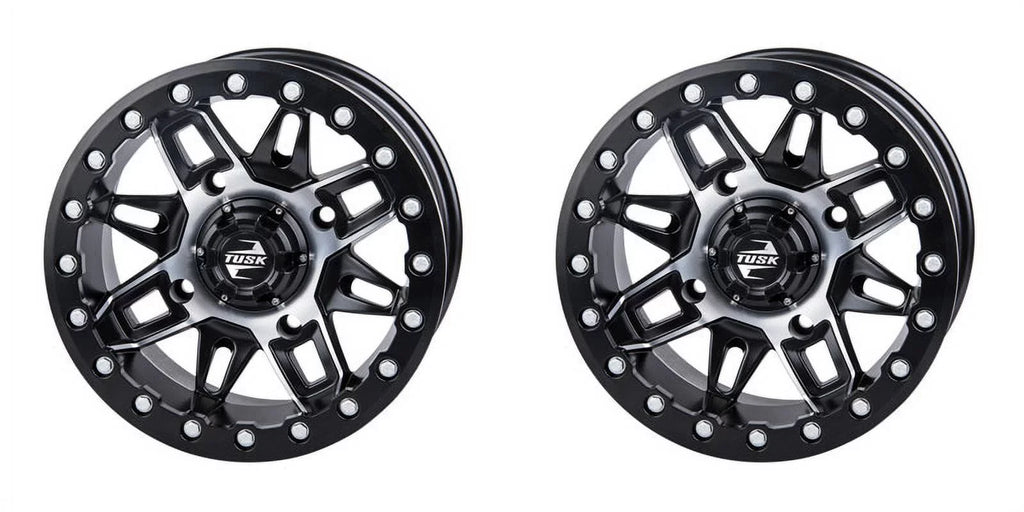 Pack) Defender CAN-AM Tusk Limited Pro 4/137 For (2 + 5.0 Wheel 15x7 Machined/Black 2021-2022 Wasatch Beadlock HD10 2.0