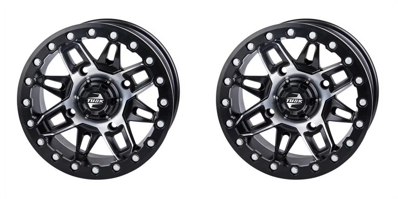 Pack) Defender CAN-AM Tusk Limited Pro 4/137 For (2 + 5.0 Wheel 15x7 Machined/Black 2021-2022 Wasatch Beadlock HD10 2.0