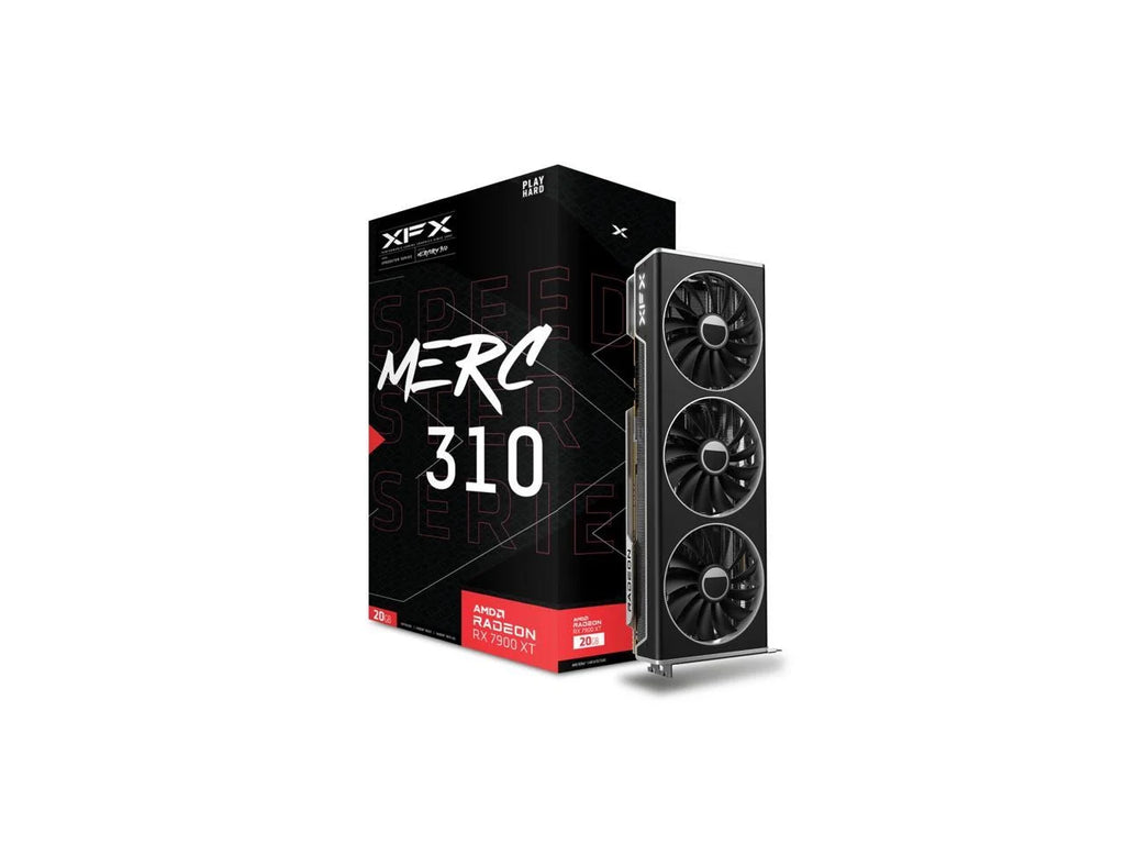 Radeon MERC310 4.0 x16 7900 Video Card SPEEDSTER PCI GDDR6 20GB Express RX-79TMERCB9 XFX RX XT