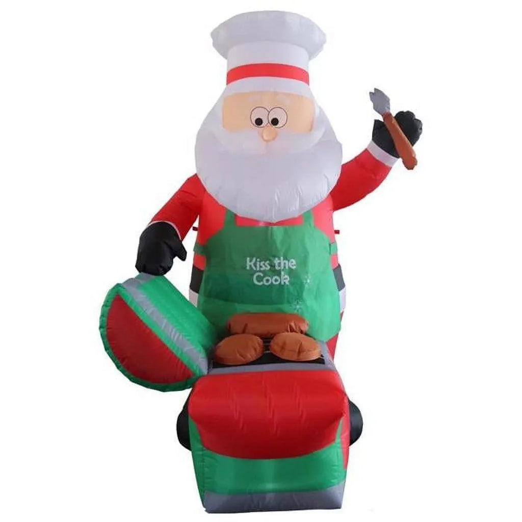 6 Barbequing ft. 9080574 Celebrations Santa self-inflating