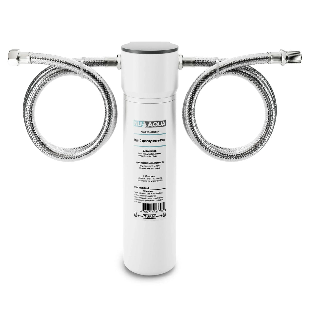 Change 3/8" Filtration NU Undersink System Quick 1 Aqua Stage