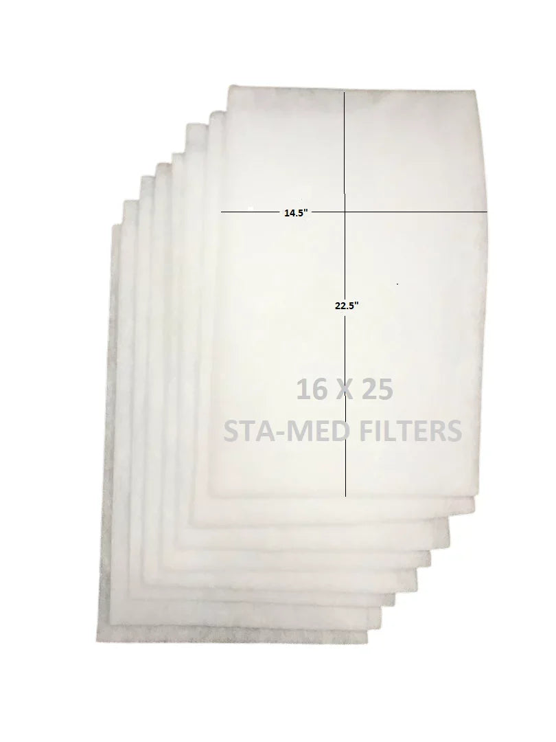 Year 10 Media AmClean Replacement Supply Pack) (4 AE Refills Comfort Pad 16x25 Filter