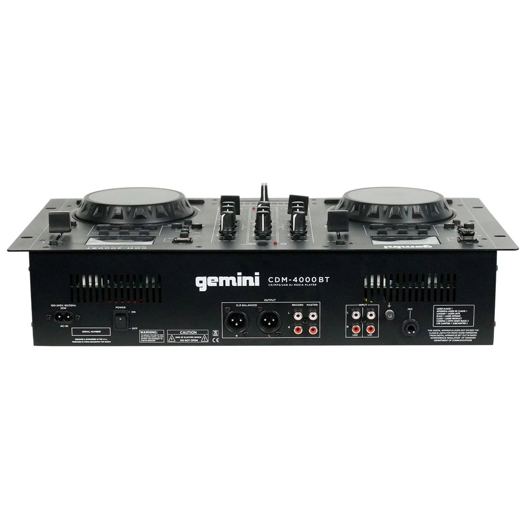 Media & Woofers Bluetooth Package CDM-4000BT Active CD/MP3/USB Gemini 15" DJ Speaker Player AS-1500P with