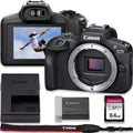 Mirrorless Memory Canon Camera (BODY) Transcend 64GB 4K Recording Fast Video EOS Card with R100