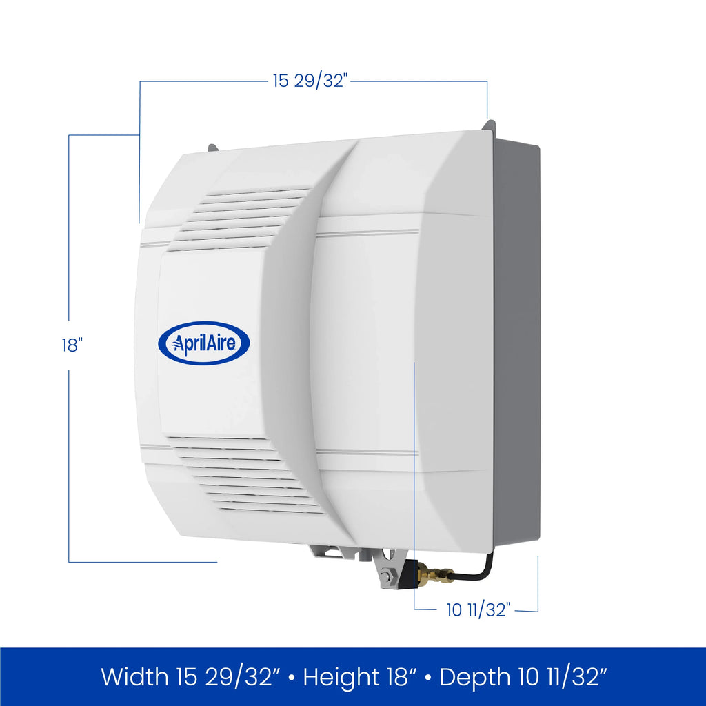 700 AprilAire Humidifier Homes up Capacity Sq. Fan-Powered - Whole-House Humidifier Furnace 4,200 to - Ft. Large Automatic for