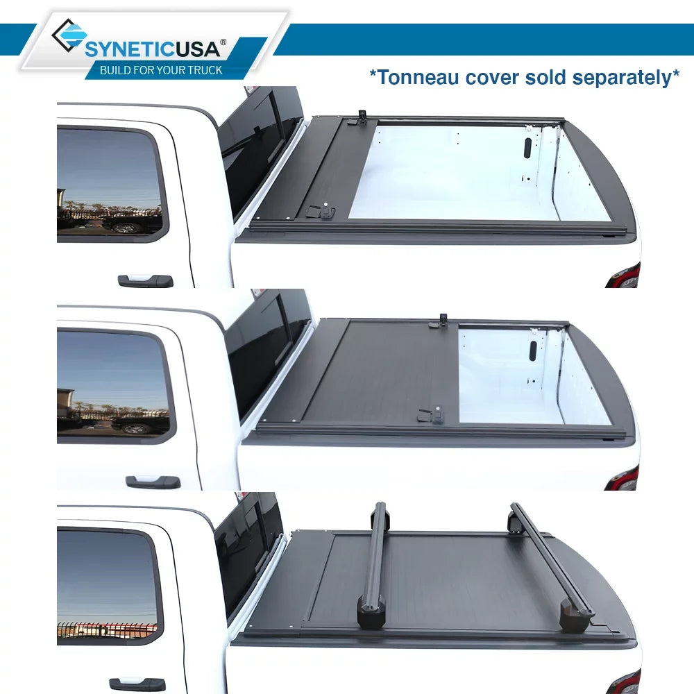 Titan Duty Syneticusa HD Ram Truck Cargo Crossbar Adjustable Bed Towers Tundra Compatible Silverado with F150 Rack Heavy