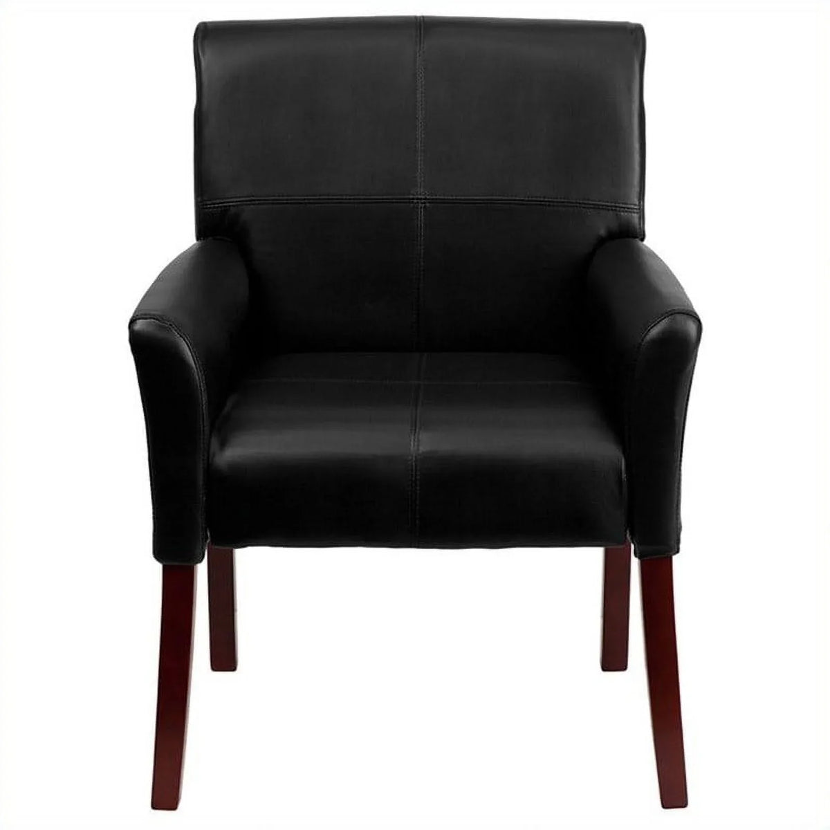 Side Black in Chair Kingfisher Guest Executive Lane Mahogany with Legs