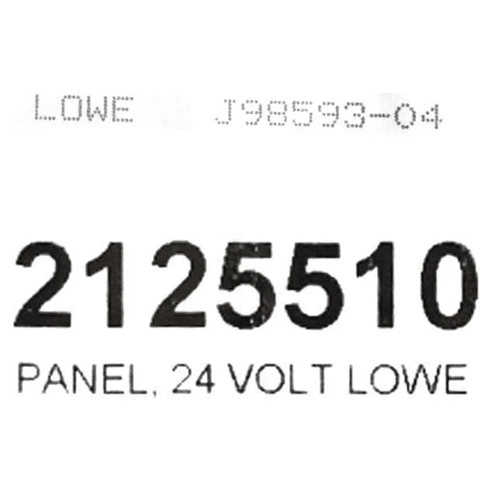 Trim 5 Switch x Boat Panel 2125510 Lowe Inch Plastic | 7 Black